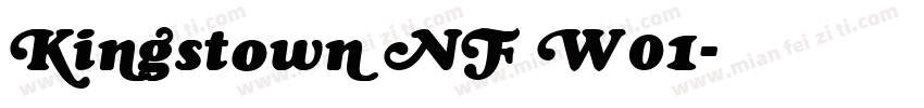 Kingstown NF W01字体转换